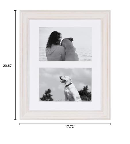 316isILFI-L._SL500_.jpg Kate and Laurel Bordeaux Modern Gallery Wall Kit: 10 Assorted White-Washed Frames Set - Image 8