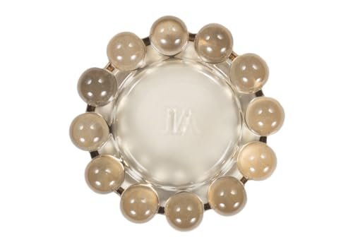 31KNi9O0gLL._SL500_.jpg Alice Lane Bubble Candle Dish – Stylish Smoky Glass Holder for Small Candles & Diffusers - Image 6