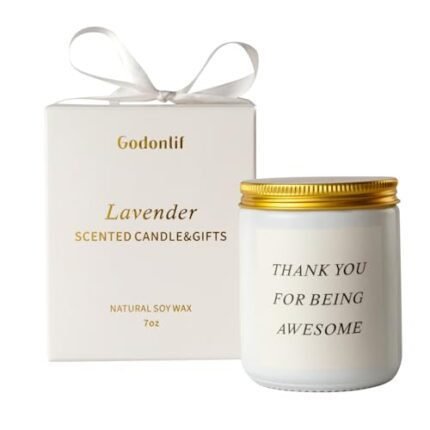 GODONLIF Birthday Gifts for Women, Unique Friendship Gift for Best Friend Birthday, Her, BFF, Sisters, Besties, Mom, Natural Soy Wax Candle for Mom, Funny Lavender Scented Candles