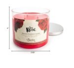 True Rose Highly Scented 3-Wick Candle | 100% Soy, Essential Oils, Phthalate & Paraben Free, 14.5 Oz. - Image 6