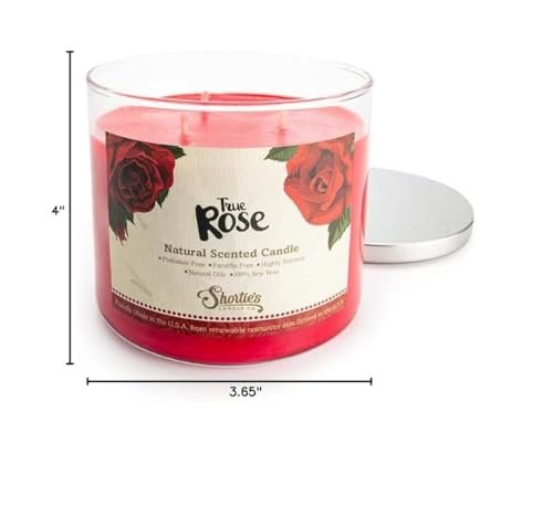 31VKpIu2ImL._SL500_.jpg True Rose Highly Scented 3-Wick Candle | 100% Soy, Essential Oils, Phthalate & Paraben Free, 14.5 Oz. - Image 6