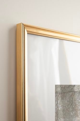 31VO7oDgWYL._SL500_.jpg Kate and Laurel Adlynn Vintage Gold Picture Frame Set of 5 with Hanging Template for Gallery Walls - Image 5