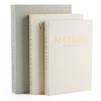 Set of 3 Linen Decorative Books for Home Decor,Modern Faux Decor Book for Decoration,Aesthetic Fake Books for Coffee Table/Bookshelf/Mantel Decor,Photo Storage or Keepsake Box(Sage)