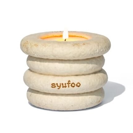 Syufoo Scented Candle for Home, Luxury Large Jar Candle,Strong Smell,Biodegradable,Gifts for Women/Men,11oz,Hand-Poured Lavender,50H,Clean Burn,Pretty Decorative Candle,Soy Wax