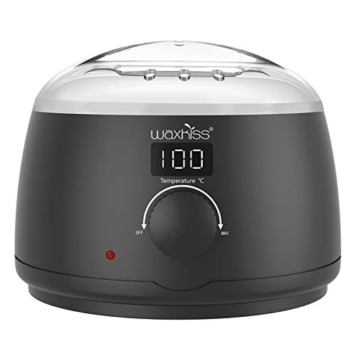 WaxKiss Digital Wax Warmer with Transparent Lid and 14oz Pot waxkiss Digital Hair Removal Warmer with See-Through Lid and 14oz Pot