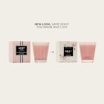 NEST New York Himalayan Salt & Rosewater Scented Candle - 8.1 oz, 60-Hour Burn, Reusable Glass - Image 2