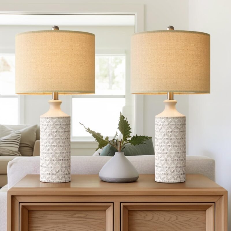 Our Honest Review of PoKat 24” Ceramic Lamps for Cozy Spaces
