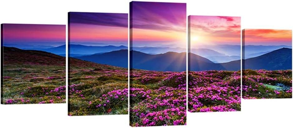 We Discover Serenity: Wieco Art’s Purple Mountain Canvas