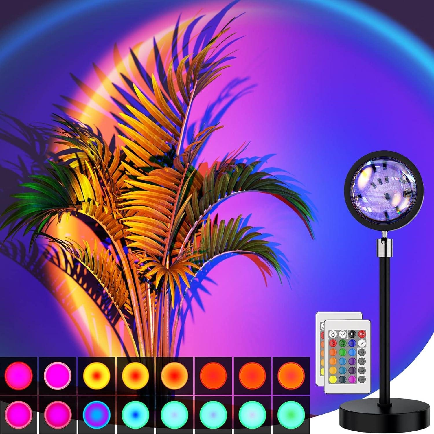 Exploring the Sunset Lamp: Our Bright, Colorful LED Review
