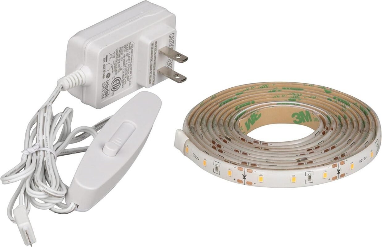 How We Loved the Good Earth Lighting 8ft LED Tape Light’s Warm Glow
