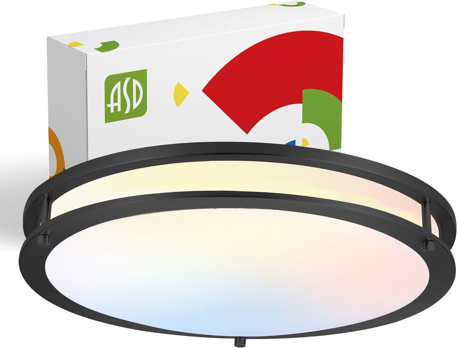 Our Review: Bright & Versatile ASD LED 18″ Flush Mount Light Fixture