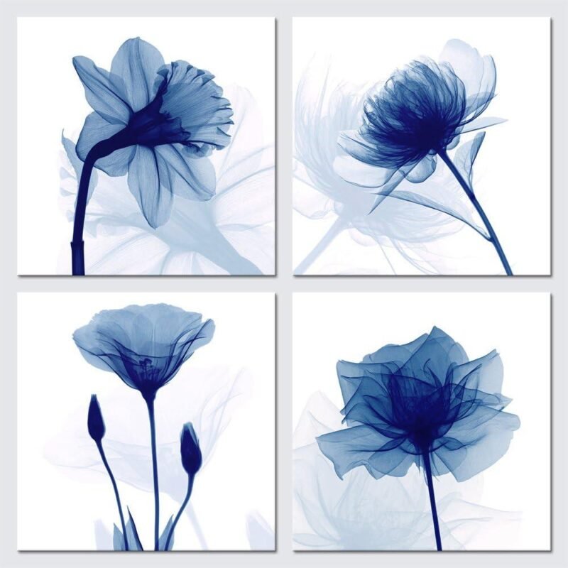 We Review: Pyradecor’s Elegant Blue Floral Canvas Art