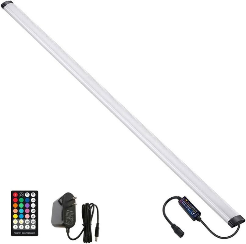 Our Honest Review: Dimmable RGB LED Under Cabinet Lighting Bar