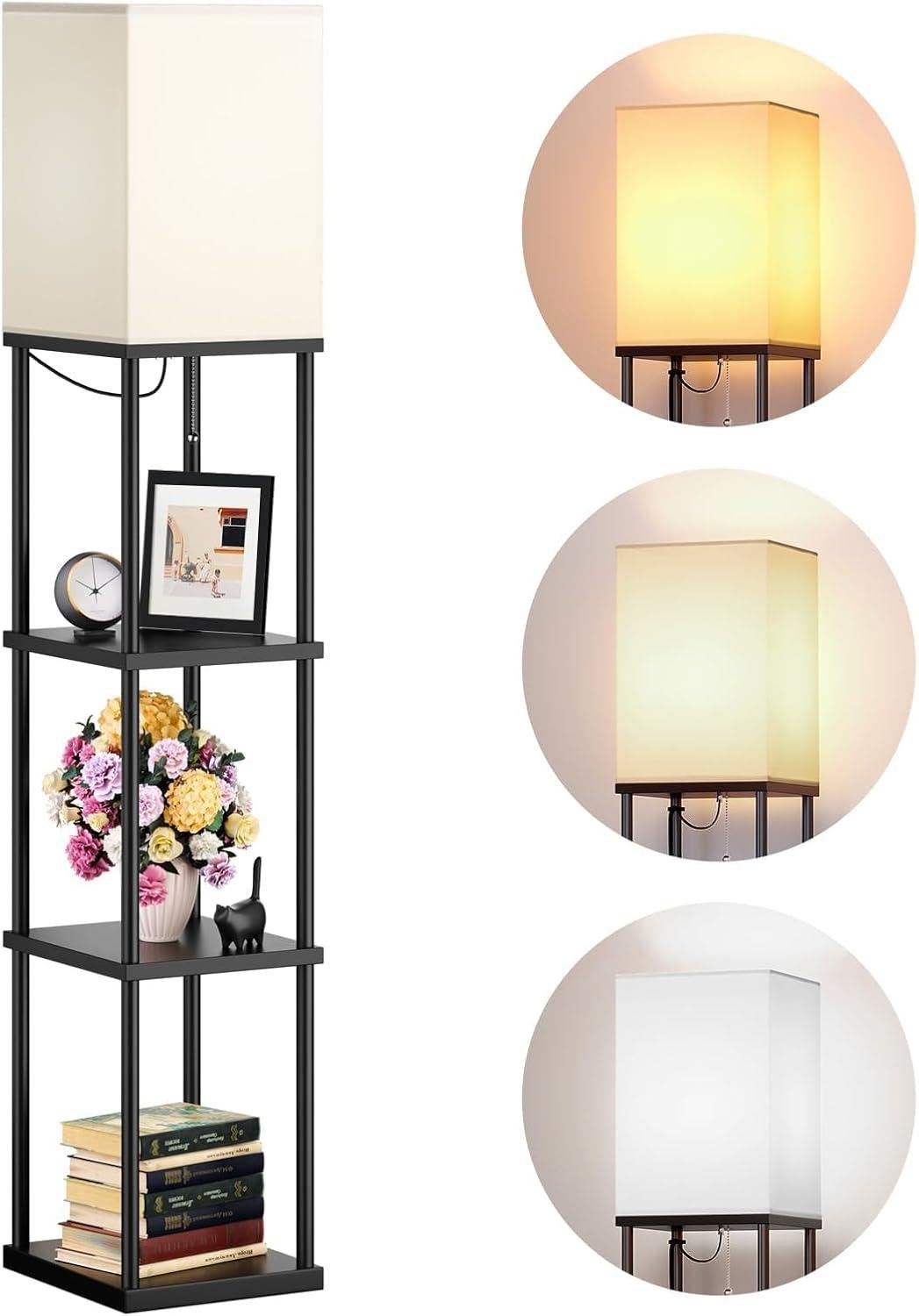 Why We Love the Addlon 4-Tier Floor Lamp with Shelves