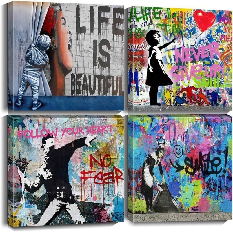 Our Review: Banksy Canvas Wall Art That Brings Street Style Home