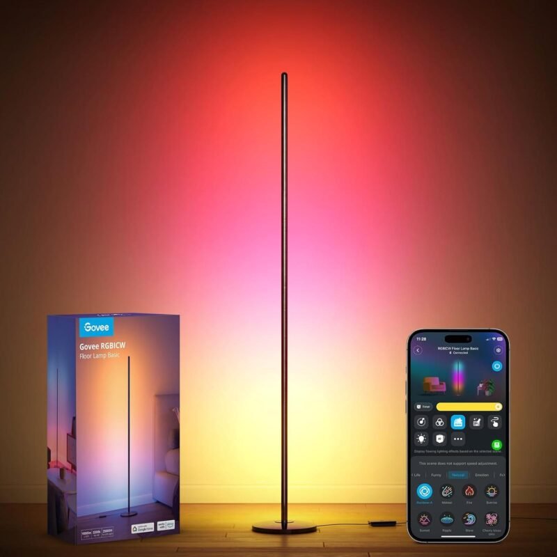 Our Review of the Govee RGBIC Floor Lamp: Smart, Colorful, & Fun