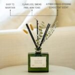 Craft & Kin Reed Diffuser with Dried Flowers | 5 oz Sicilian Citrus & Eucalyptus Home Fragrance - Image 7