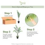 Nearly Natural 4ft Golden Cane Palm Artificial Tree - Perfect Indoor Greenery Decor! - Image 2