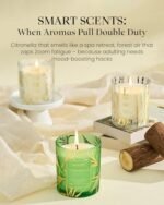 M&SENSE Herbal Scented Vegan Soy Candles - Fresh Linen, 42-Hour Burn, Toxin-Free, Ideal Gift! - Image 7