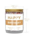 Comluge Handmade 9oz Lavender-Scented Birthday Candle Gift for Him, Her, Parents & Friends - Image 2