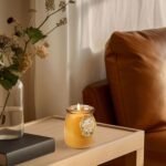 Natural Unscented Beeswax Candle in Glass Jar | 4.8oz, 32 Hours Burn Time, Non-Toxic Gift for Stress Relief - Image 8