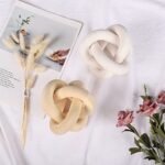 Boho Wood Knot Chain Link Decor - 3 Hand-Carved Wooden Links for Modern Farmhouse Style - Image 6