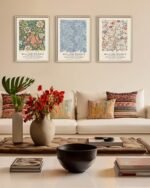 UPWOIGH Framed Wall Art: William Morris Vintage Canvas, 16x12in Aesthetic Decor for Living Room & Bedroom. - Image 2