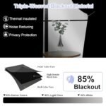 Ava Sage Green Blackout Curtains - 84" Length, 2 Panels Set, Thermal Insulated for Bedroom & Living Room, W40 x L84" - Image 2