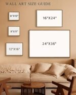 InSimSea Coastal Wall Art - Framed Seaside Landscape Print for Modern Farmhouse Decor, 24"x36" - Image 6