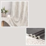 Taupe Geometric Curtains 84" Long – 2-Piece Set, 50% Blackout, Moroccan Damask Design for Living Room, Dining Room, and Bedroom. - Image 7