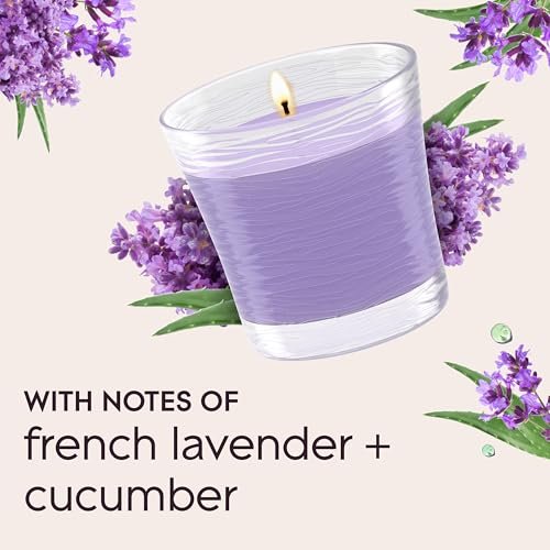417X8tMgriL._SL500_.jpg Glade 1-Wick Lavender & Aloe Scented Candles, Essential Oil Air Fresheners, 4.08 Oz, 2-Pack - Image 5