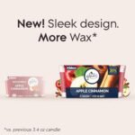 Glade 1-Wick Scented Candle Jar, Apple Cinnamon, Essential Oil Infused, 4.08 Oz, 2 Pack. - Image 3