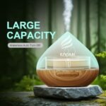 500ML Essential Oil Diffuser: Remote-Controlled Aromatherapy Humidifier with 14 LED Colors, Auto Shut-Off for Home & Bedroom. - Image 3
