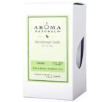 Aroma Naturals Litsea Cubeba & Bergamot Essential Oil Candle - Green Verbena, 2.5"x4" - Image 3