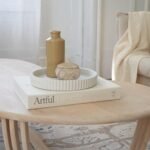 Scalloped Decorative Concrete Tray & Linen Box Set - Stylish Home Decor for Living Rooms & Gift Ideas - Image 5