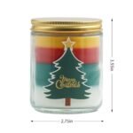 Aromatherapy Christmas Candles - Perfect Holiday Gifts for Women, Natural Soy Wax Pine Scented. - Image 4