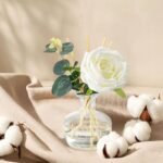 7.10 oz Flower Scented Reed Diffuser Set with 7 Sticks – Long-Lasting Home Fragrance for 120 Days, Ideal for Bathroom and Shelf Decor. - Image 2