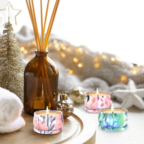 41GprfA0wpL._SL500_.jpg Set of 3 Scented Candles for Relaxation – Natural Soy Wax Aromatherapy Gifts, Long-Lasting Burn - Image 3