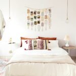 Mkono Macrame Photo Display with String Lights & Wooden Bead Garland, 45 Clips for Home Decor. Perfect Gift for Teen Girls! - Image 3