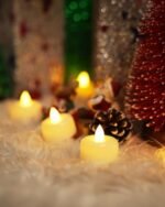 Amagic Battery-Operated Flameless LED Tea Light Candles – 12, 24, 50, 100, 150 Pack for Holiday Decor - Image 8