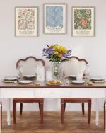 UPWOIGH Framed Wall Art: William Morris Vintage Canvas, 16x12in Aesthetic Decor for Living Room & Bedroom. - Image 4