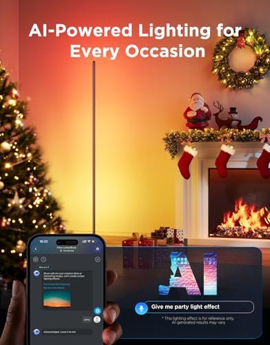 41N4NdFFnYL._SL500_.jpg Govee RGBIC Floor Lamp - Smart LED Corner Lamp with Alexa, 1000 Lumens, Music Sync, 16M Colors. Ideal for Bedroom & Living Room. - Image 6