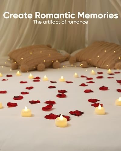 41NCq-D9RwL._SL500_.jpg Amagic Battery-Operated Flameless LED Tea Light Candles – 12, 24, 50, 100, 150 Pack for Holiday Decor - Image 5