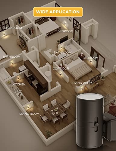 41NNdOhg7-L._SL500_.jpg L LOHAS LED Night Light with Dusk to Dawn Sensor, 3000K Soft White, Adjustable Brightness, 2-Pack – Ideal for Hallways, Bedrooms, and Stairways. - Image 7