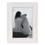 Kate and Laurel Bordeaux Modern Gallery Wall Kit: 10 Assorted White-Washed Frames Set - Image 3
