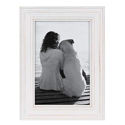 41NgtrLFbtL._SL500_.jpg Kate and Laurel Bordeaux Modern Gallery Wall Kit: 10 Assorted White-Washed Frames Set - Image 3