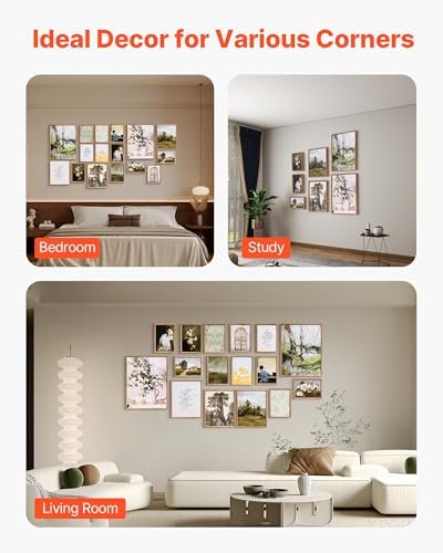 41STJwmvsyL._SL500_.jpg VEVOR 16-Piece Vintage Wall Art Prints for Flexible Compositions, Ideal for Living Room, Bedroom, and Bathroom. - Image 6