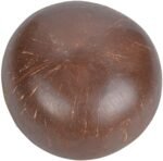 ChezMax Natural Coconut Bowl with Mother of Pearl Inlays - Stylish Blue-Gold Key & Snack Holder - Image 3