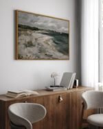 InSimSea Coastal Wall Art - Framed Seaside Landscape Print for Modern Farmhouse Decor, 24"x36" - Image 3