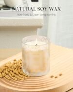 M&SENSE Herbal Scented Vegan Soy Candles - Fresh Linen, 42-Hour Burn, Toxin-Free, Ideal Gift! - Image 2
